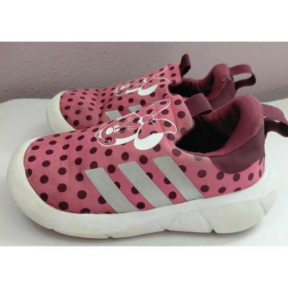 adidas Monofit Trainer Minnie Toddler Girls Size 9.5K Shoes Pink Disney Sneaker - Picture 3 of 9